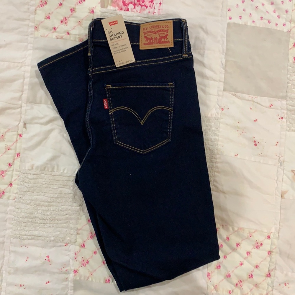 Levi Skinny Blue Jeans - Picture 1 of 3